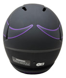 Justin Jefferson Signed Minnesota Vikings FS Eclipse Replica Speed Helmet BAS