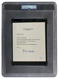 Bill Clinton Signed Mock White House Statement Letter Lewinsky PSA Gem MT 10