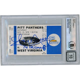 Tony Dorsett Autographed 11/13/76 Ticket Stub Heisman Slabbed Beckett 50634