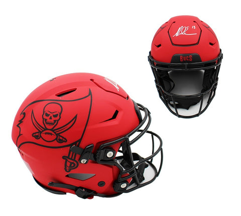 Mike Evans Signed Tampa Bay Buccaneers Speed Flex Authentic Rave NFL Helmet