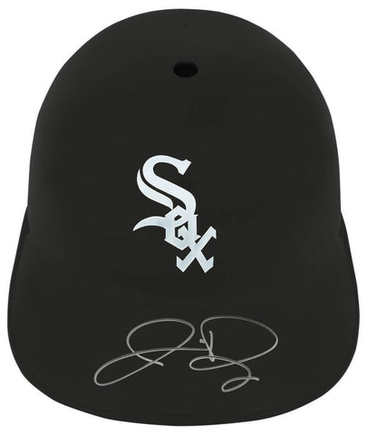 Jermaine Dye Signed White Sox Souvenir Replica Batting Helmet - (SCHWARTZ COA)