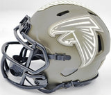 KYLE PITTS AUTOGRAPHED FALCONS SALUTE TO SERVICE MINI HELMET BECKETT 230065