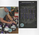 Vikings BRETT FAVRE Signed Full Size Riddell VSR4 Pro Line Authentic Helmet AUTO