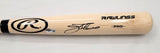 Jim Thome Autographed Rawlings Tan Bat Indians Phillies White Sox Beckett Black