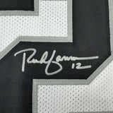Framed Autographed/Signed Rich Gannon 33x42 Oakland LV White Jersey JSA COA