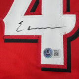 Framed Autographed/Signed Elly De La Cruz 35x39 Cincinnati Red Jersey BAS COA