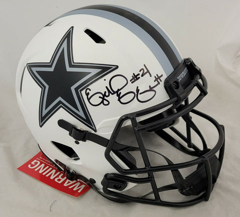 EZEKIEL ELLIOTT SIGNED COWBOYS LUNAR ECLIPSE SPEED AUTHENTIC HELMET BECKETT COA