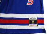 Mark Messier Signed New York Rangers Mithcell & Ness Blue 1993 NHL Jersey