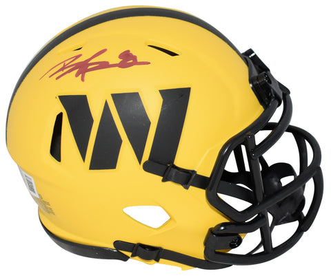 BRIAN ROBINSON JR SIGNED WASHINGTON COMMANDERS RAVE SPEED MINI HELMET BECKETT