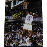 Karl Malone Autographed/Signed Utah Jazz 16x20 Photo Beckett Witness 49282