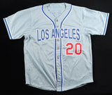 Don Sutton Signed Los Angeles Dodgers Road Jersey Inscribed "HOF 98" (JSA COA)