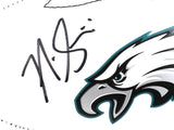 Nick Sirianni Signed Philadelphia Eagles Logo Football SB Champs Beckett W Holo