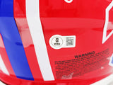 Jim Kelly Thurman Thomas Reed Auto Bills Greats Red Throwback Full Size Helmet