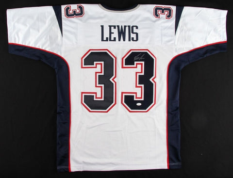 Dion Lewis Signed Patriots Jersey (JSA COA) 3 TDs in 1 Playoff Game 01/15/17