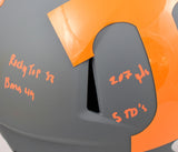 Jalin Hyatt Signed Tennessee Volunteers F/S AMP Speed Helmet w/ Stats- Beckett W
