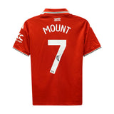 Mason Mount Signed Manchester Utd 2026-27 Home Soccer Jersey #7 with Beckett COA