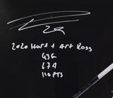 Leon Draisaitl Signed Framed Edmonton Oilers 16x20 Spotlight Photo Insc Fanatics