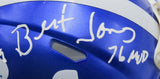 Bert Jones/Roger Carr Autographed/Inscribed Colts Mini Helmet JSA/BAS 201605