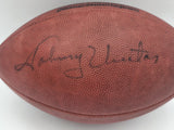 Johnny Unitas Autographed Signed NFL Leather Game Football Colts Beckett #A75835
