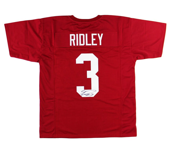 Calvin Ridley Signed Alabama Custom Red Jersey