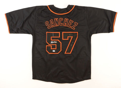 Jonathan Sanchez Signed San Francisco Giant Jersey "No No" & "2010 WS"/ JSA COA