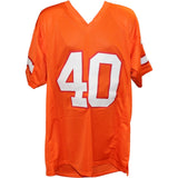 Mike Alstott Autographed Pro Style Size XL Orange TB Jersey Atrain Beckett 54623