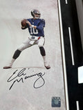 Archie, Peyton & Eli Manning Triple Autographed 16x20 Photo Framed Fanatics COA