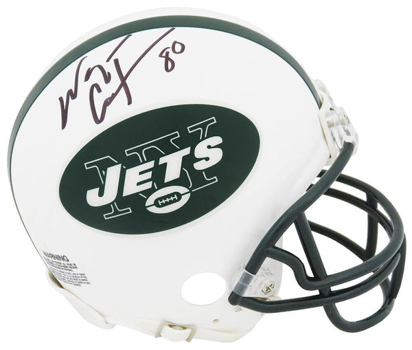 Wayne Chrebet Signed New York Jets Throwback Riddell (VSR4) Mini Helmet (SS COA)