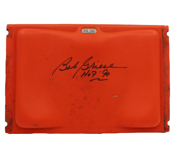 Bob Griese Signed Miami Dolphins Orange Bowl Orange #4 Stadium Seatback- HOF 90