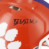 DJ Uiagalelei Clemson Tigers Signed Riddell Speed Authentic Helmet