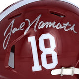 Joe Namath Alabama Crimson Tide Signed Riddell Speed Mini Helmet