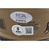 Travis Kelce Jason Kelce Autographed NFL Mini Helmet 23 Salute BAS/PSA 49065