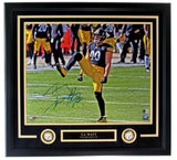 T.J. Watt Autographed 16x20 Photo Pittsburgh Steelers Framed Beckett 212633