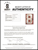 Chiefs Derrick Thomas Autographed Signed Framed Red Puma Jersey Beckett #AC74568