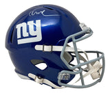 Abdul Carter Signed New York Giants Full Size Replica Speed Helmet BAS