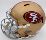 TREY LANCE AUTOGRAPHED 49ERS GOLD FULL SIZE SPEED HELMET BECKETT QR 194741