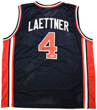TEAM USA CHRISTIAN LAETTNER AUTOGRAPHED SIGNED BLUE JERSEY JSA STOCK #215710