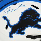 Autographed Jameson Williams Lions Helmet