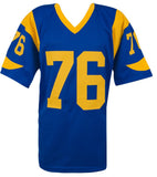 Orlando Pace Signed Blue & Yellow T/B Custom Football Jersey w/HOF'16 - SS COA