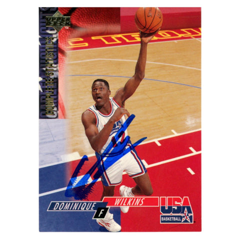 Dominique Wilkins Autographed 1994 Upper Deck #78 Trading Card Beckett 54156