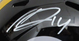 George Pickens Autographed Full Size Black Speed Replica Helmet Steelers JSA
