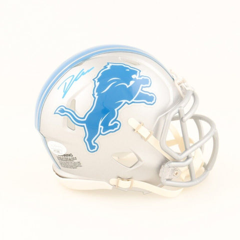 D'Andre Swift Signed Detroit Lions Speed Mini Helmet (JSA COA) Ex-Georgia R.B.