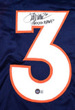 Terrell Davis Autographed Blue Pro Style Jersey w/ SB MVP- Beckett Hologram