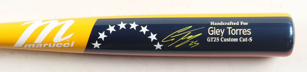 Gleyber Torres Signed Marucci Player GT25 Model Bat (JSA) Detroit Tigers / 2nd B