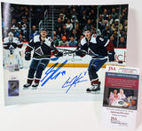 Samuel Girard and Cale Makar dual signed 8x10 photo JSA & Fanatics COA