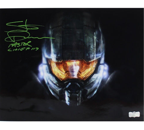 Steve Downes Signed Halo Unframed 11x14 Photo - Cortana Reflection in Visor with