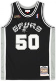 David Robinson Spurs Signed Mitchell & Ness 98-99 Authentic Jersey w/Inscs-LE 10