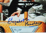 Elizabeth Hurley Signed Austin Powers Unframed 11x14 On Cart with Powers Photo