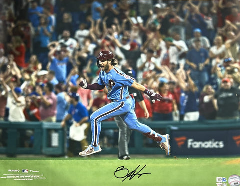 Bryce Harper Autographed Philadelphia Phillies 16x20 Photo Fanatics 54392