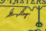 Gary Player Signed Framed Masters Golf Flag JSA
